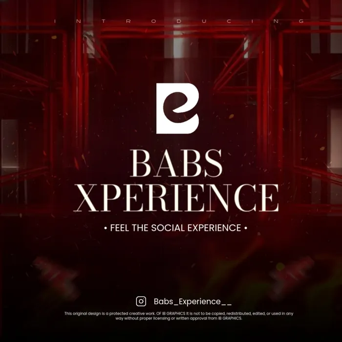Babs Xperience logo: Feel the social experience