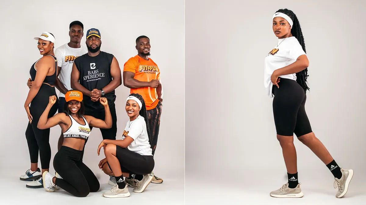 Fit+Fun crew in event merch